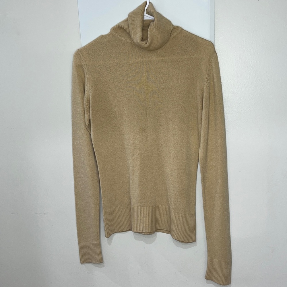 H&M Women's Beige Cowl Neck Sweater